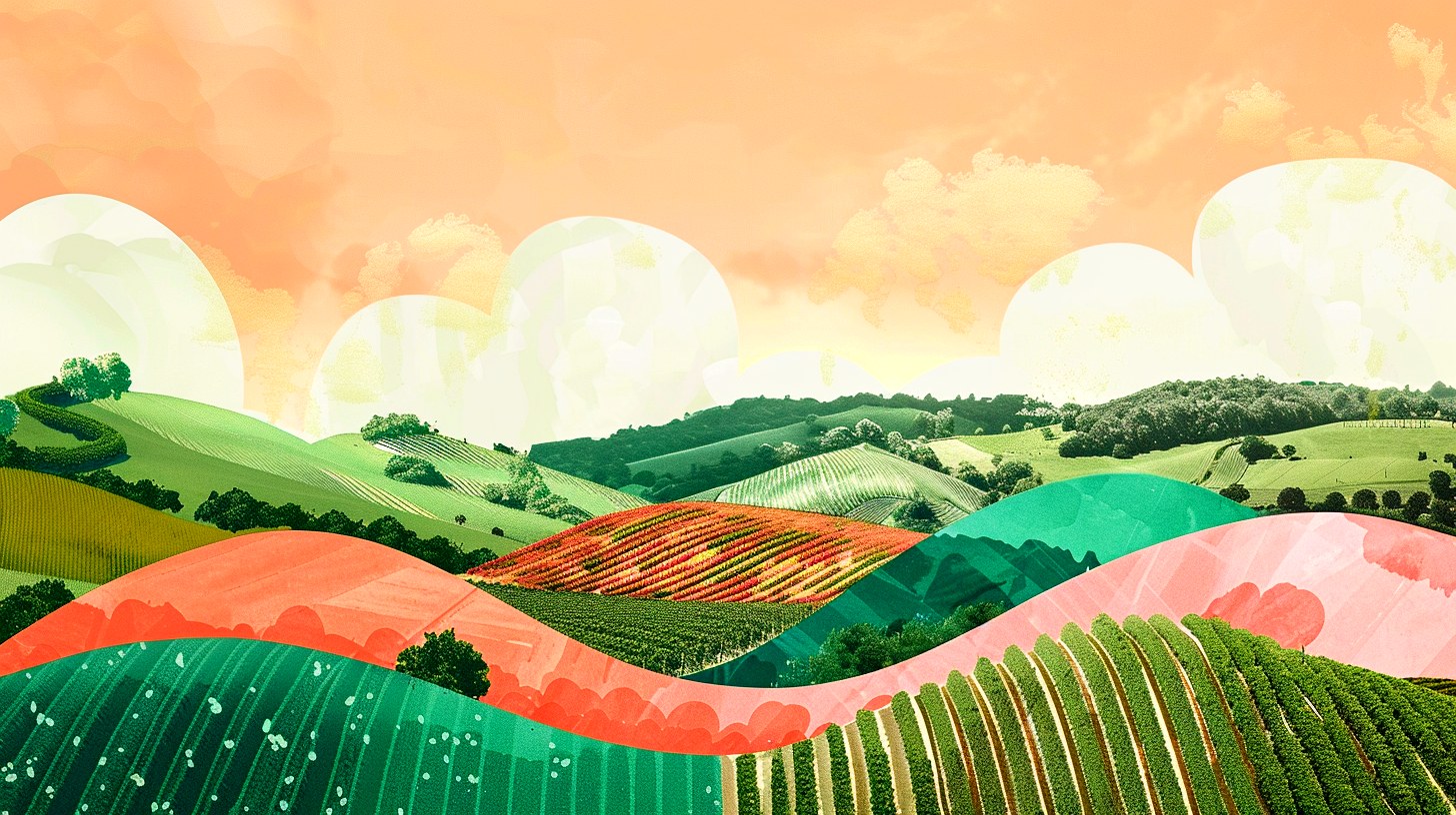 Adelaide Hills vineyard landscape